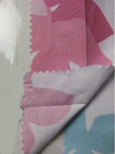 DG- SNYU 粉紅楓葉T/C 23*23/104*61 玫紅紫荊花32*32/130*70 耐漂白水 耐氯漂 制服 Anti bleaching bleaching resistant 後面照